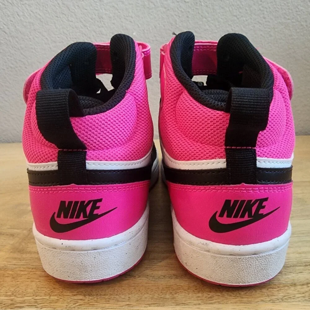 Nike Court Borough Mid 2 Shoes Youth Size 5Y Basketball HV0933-100